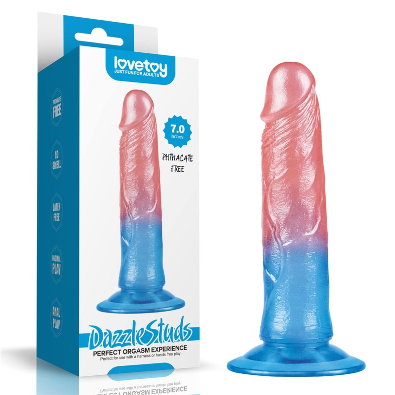 Żelowe dildo penis silikonowy z przyssawką